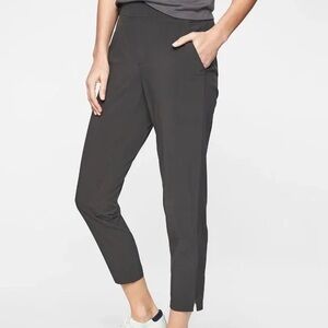 Athleta Brooklyn Pants Charcoal Gray Size 6 Travel Athleisure